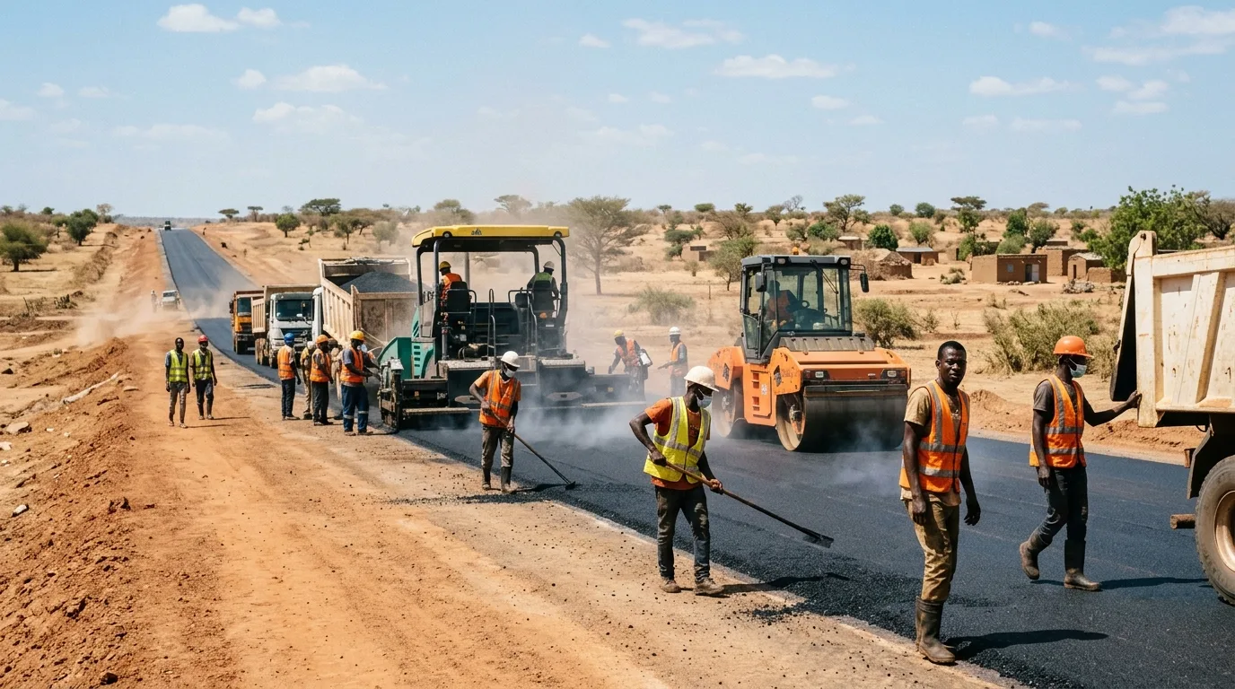 Chantier routier Sévaré Gao